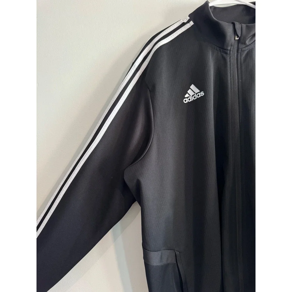 Adidas Tiro 19 Training Track Jacket Mens 2XL Black White‎ 3-Stripe DJ2594